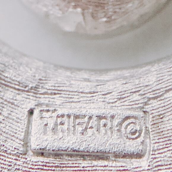 VTG Signed Trifari Coro BSK Silver Tone Brooch Lot Mid Century Rhinestone PinSet - Picture 7 of 16